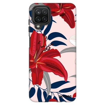 Etui na Samsung Galaxy A12 A125F - Red Lily