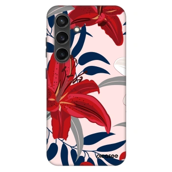 Etui na Samsung Galaxy S24+ S926B 5G - Red Lily
