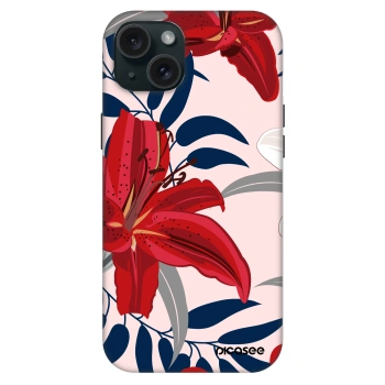 Etui na Apple iPhone 15 Plus - Red Lily