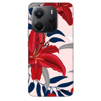 Etui na Xiaomi Redmi Note 14 4G - Red Lily