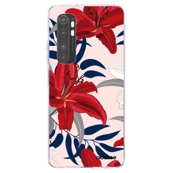 Picasee silikonowe przeźroczyste etui na Xiaomi Mi Note 10 Lite - Red Lily