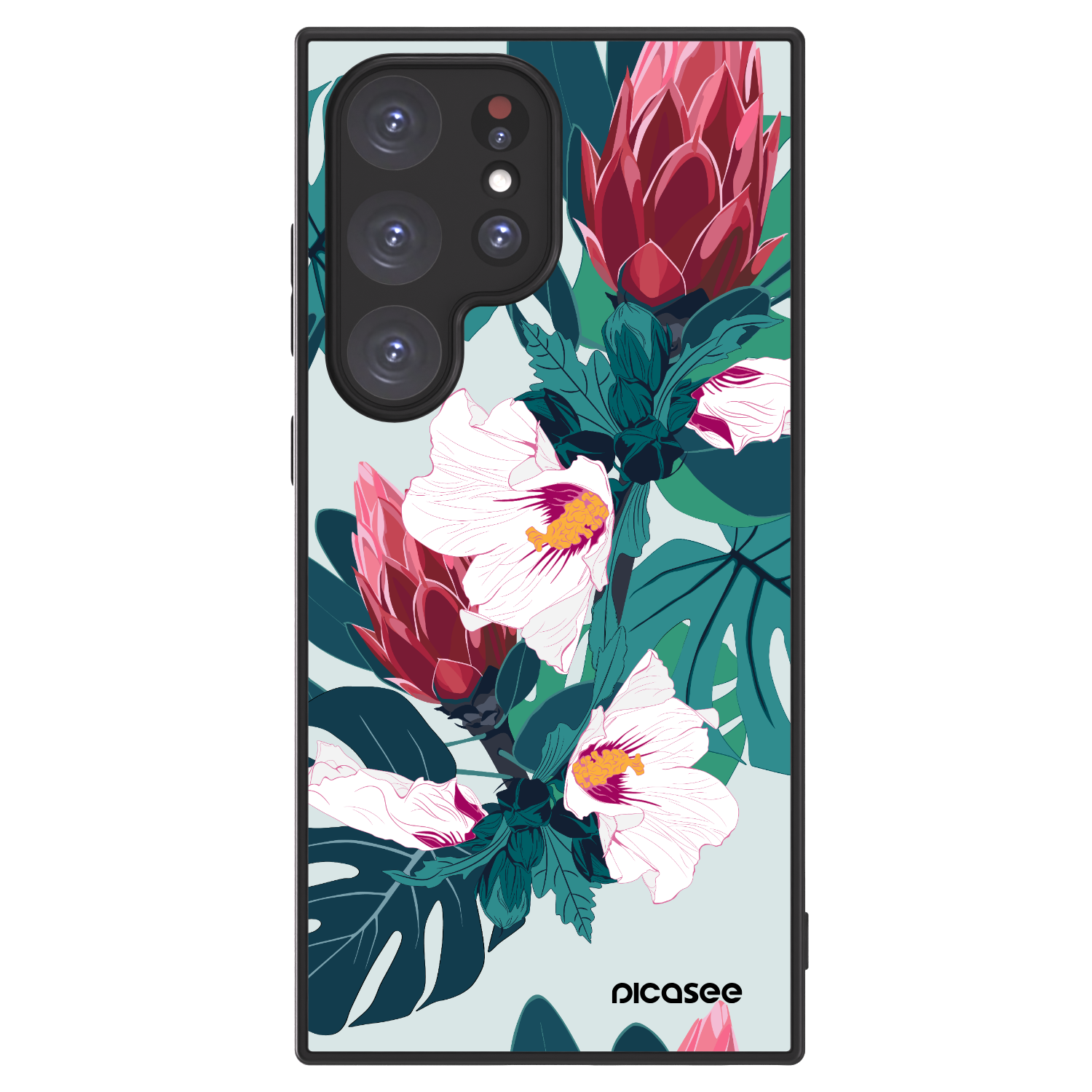 Picasee ULTIMATE CASE PowerShare pro Samsung Galaxy S24 Ultra S928B 5G - Rhododendron