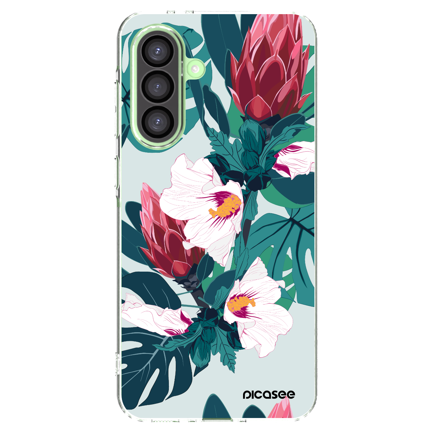 Picasee silikonowe przeźroczyste etui na Samsung Galaxy A26 5G A266B - Rhododendron