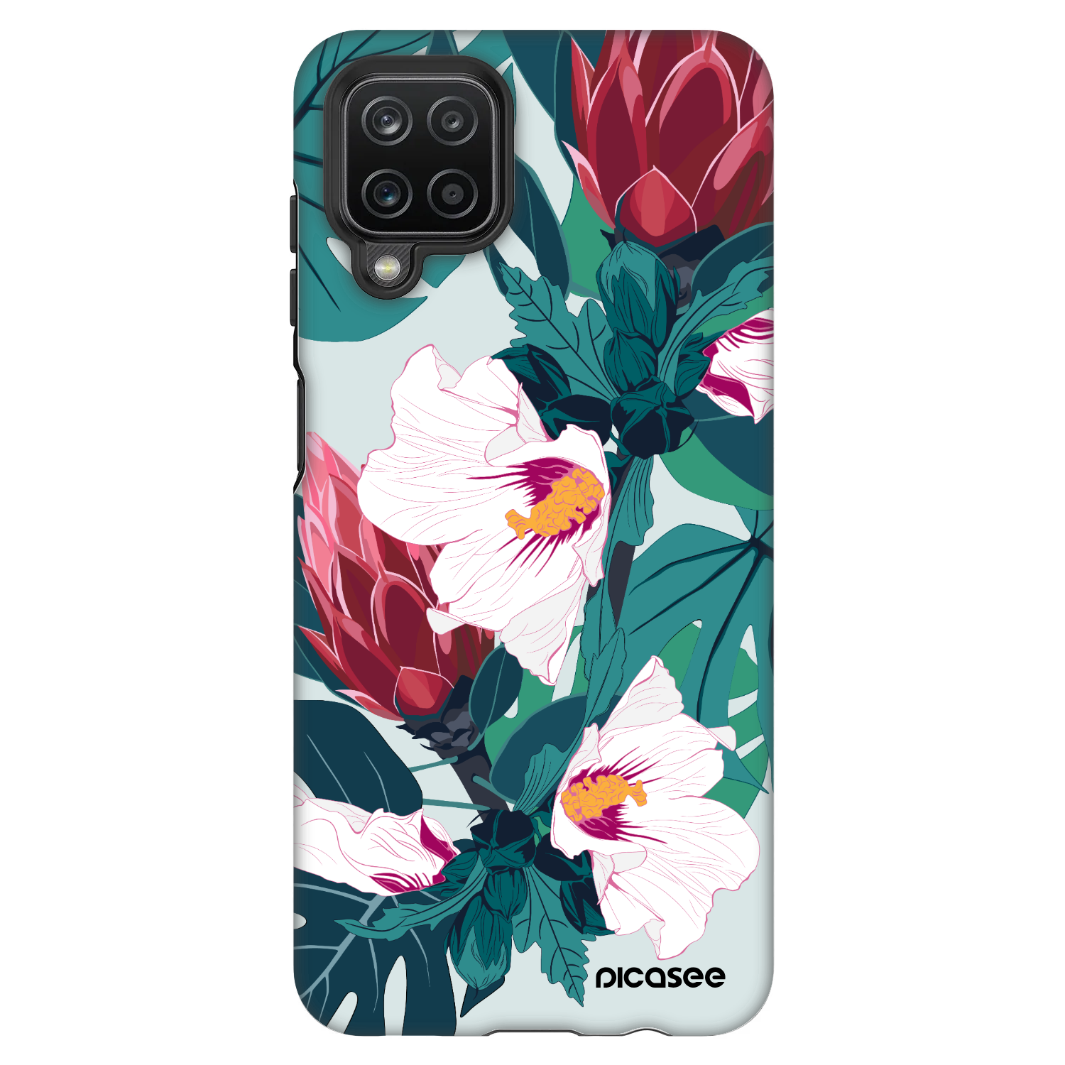 Picasee Fashion Case na Samsung Galaxy A12 A125F - Rhododendron