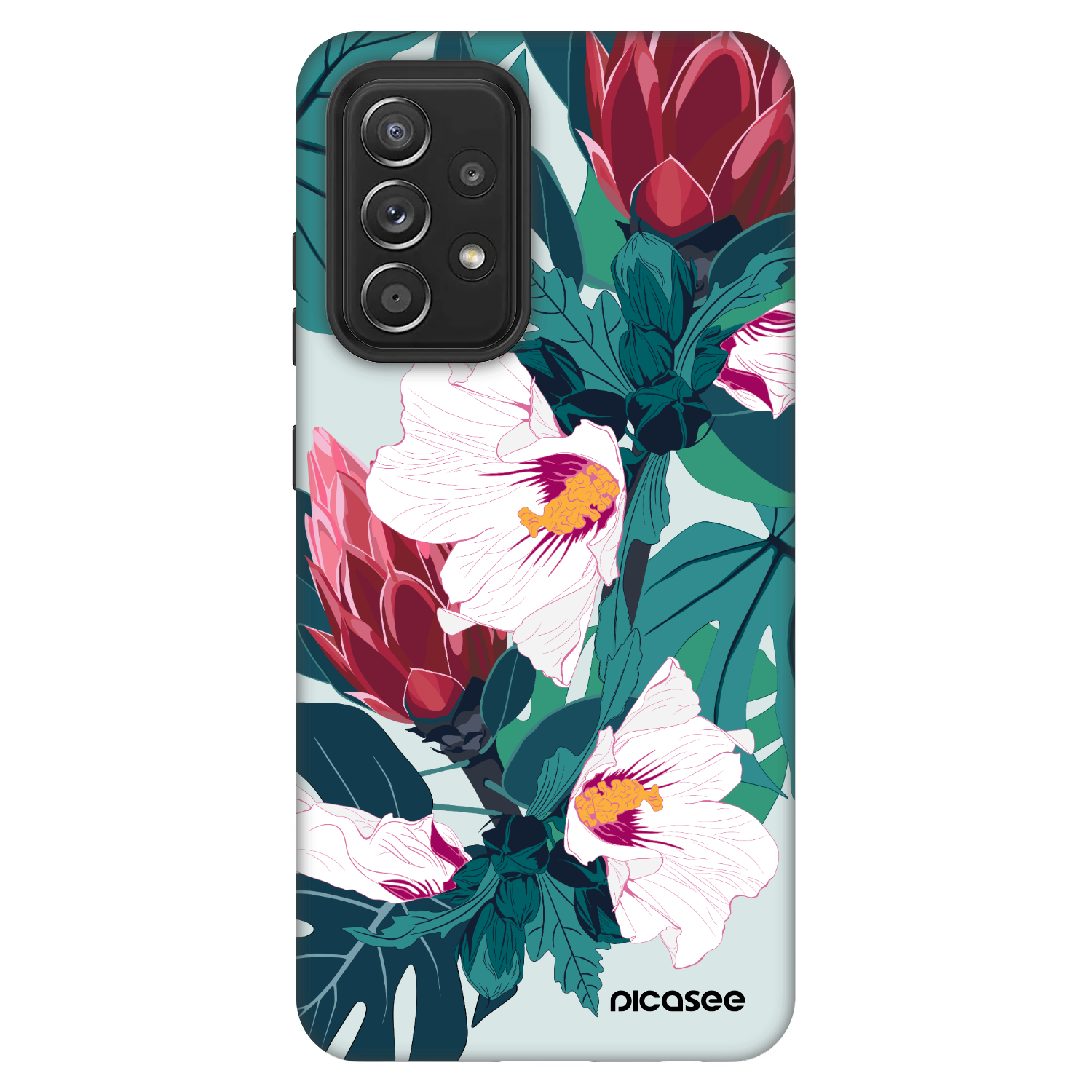 Picasee Fashion Case na Samsung Galaxy A52 5G A525F - Rhododendron