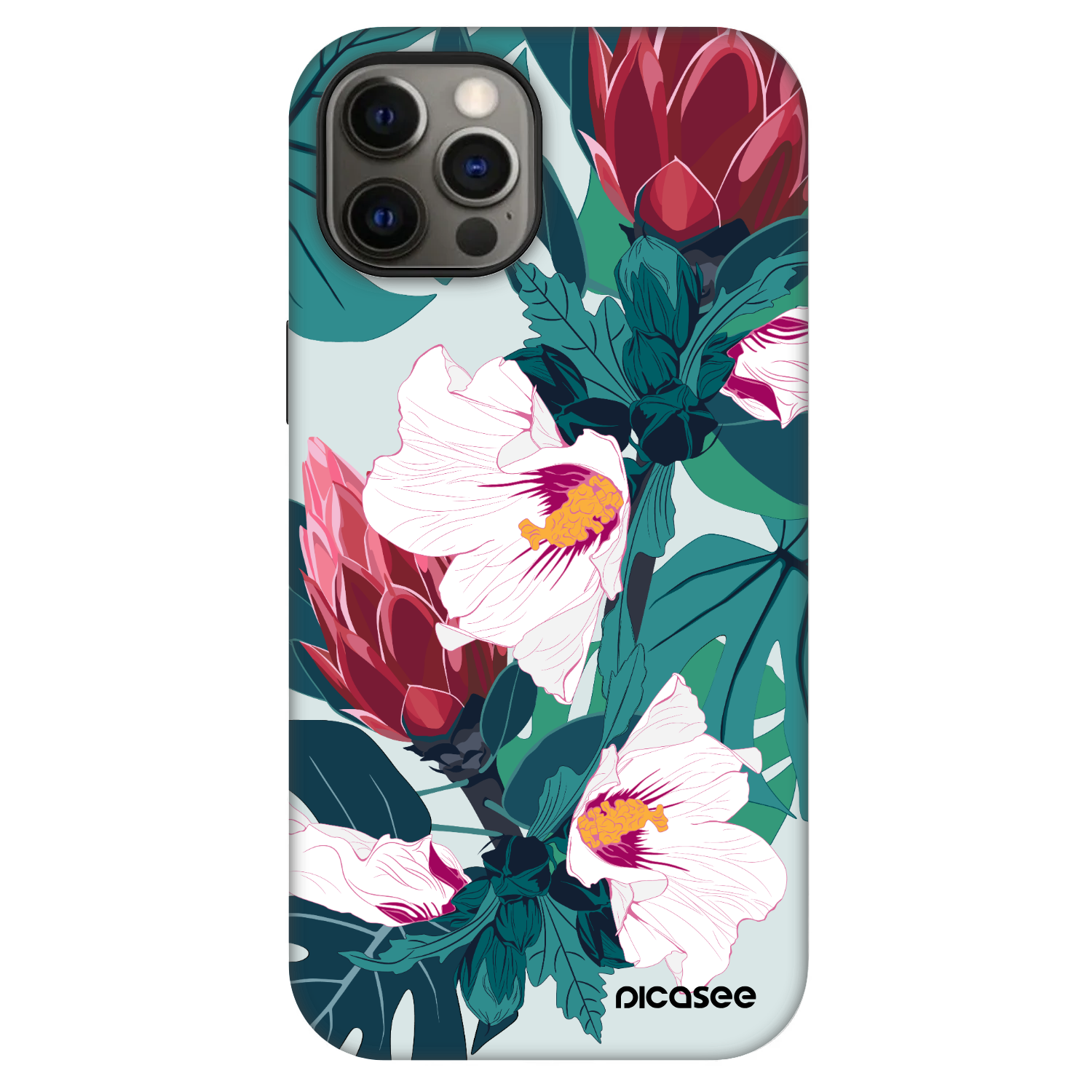 Picasee Fashion Case MagSafe na Apple iPhone 12 Pro - Rhododendron