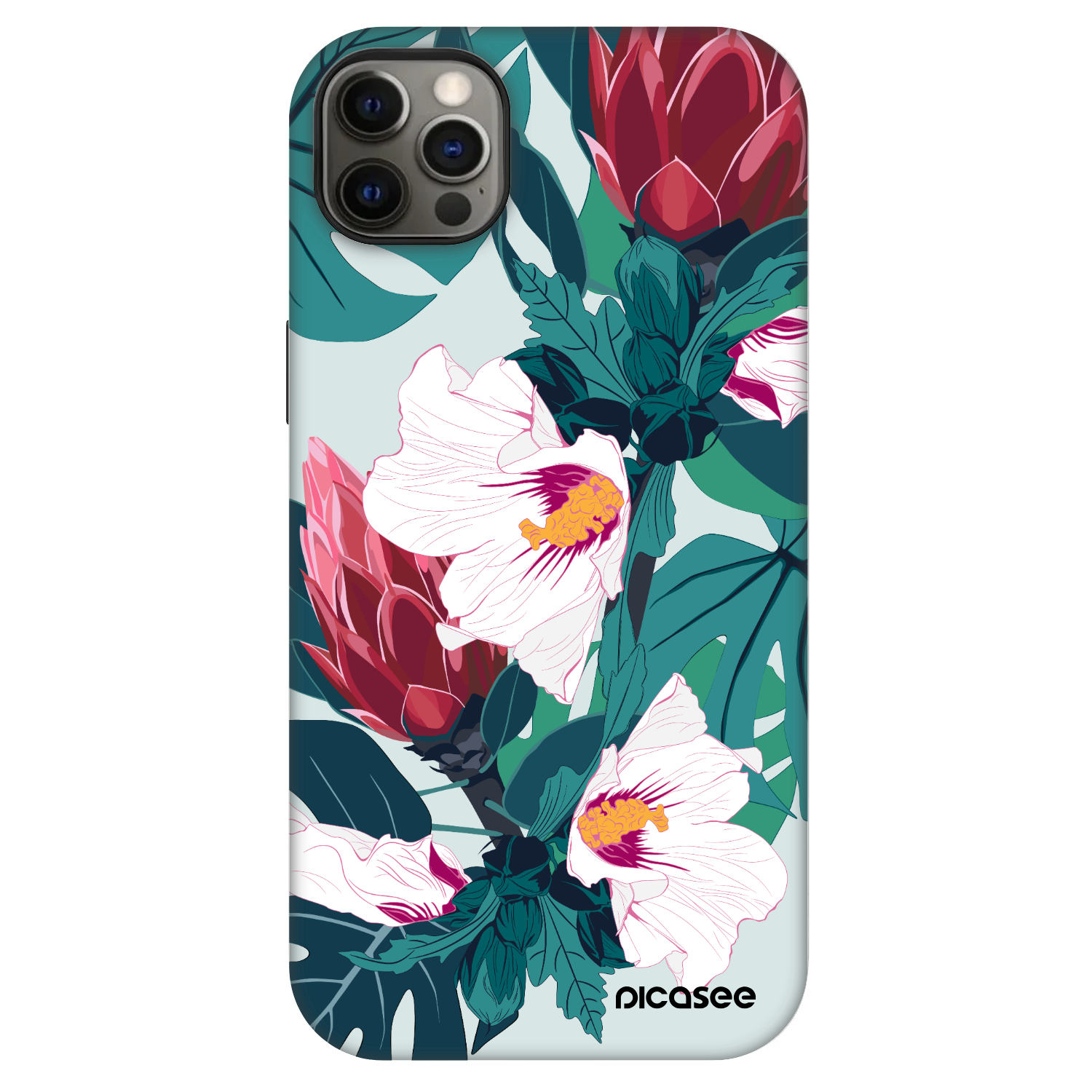 Picasee Fashion Case MagSafe na Apple iPhone 12 Pro Max - Rhododendron
