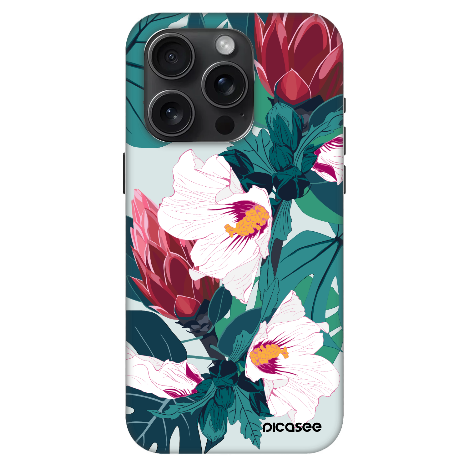 Picasee Fashion Case MagSafe na Apple iPhone 15 Pro - Rhododendron
