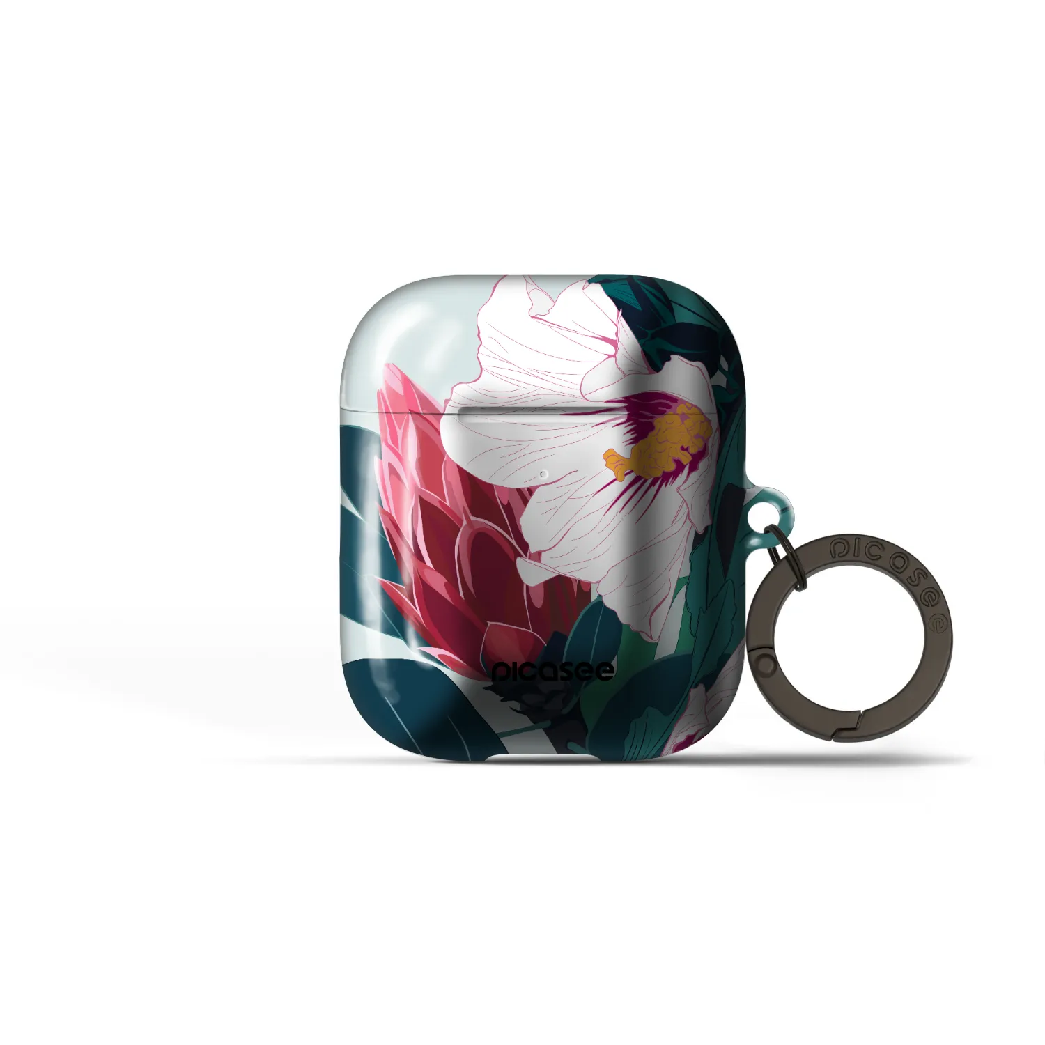 Picasee Obal pro Apple AirPods 1 - Rhododendron