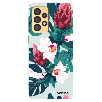 Picasee silikonowe przeźroczyste etui na Samsung Galaxy A33 5G A336 - Rhododendron