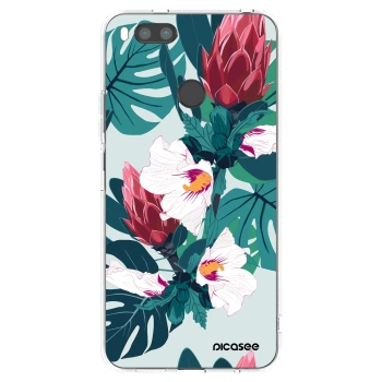 Picasee silikonowe przeźroczyste etui na Xiaomi Redmi A1 - Rhododendron