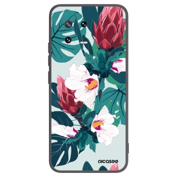 Picasee silikonowe czarne etui na Xiaomi 13 Pro - Rhododendron