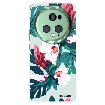 Picasee silikonowe przeźroczyste etui na Honor Magic5 Pro - Rhododendron