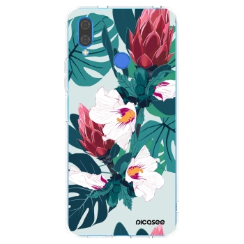 Picasee silikonowe przeźroczyste etui na Huawei Nova 3i - Rhododendron