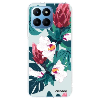 Picasee silikonowe przeźroczyste etui na Honor 70 Lite - Rhododendron
