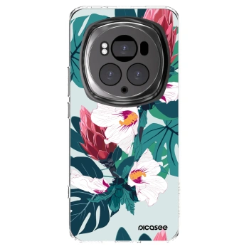 Picasee silikonowe przeźroczyste etui na Honor Magic6 Pro - Rhododendron