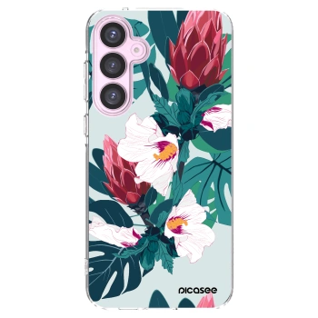 Picasee silikonowe przeźroczyste etui na Samsung Galaxy A55 5G A556B - Rhododendron