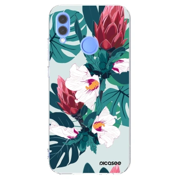 Picasee silikonowe przeźroczyste etui na Huawei P Smart 2019 - Rhododendron