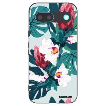 Picasee silikonowe czarne etui na Google Pixel 8 - Rhododendron
