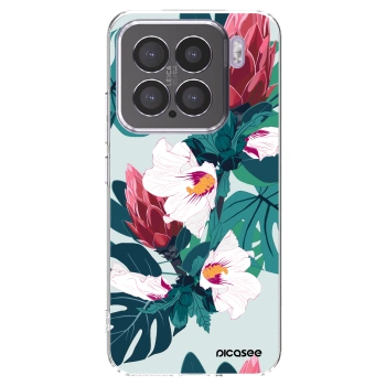 Picasee silikonowe przeźroczyste etui na Xiaomi 15 - Rhododendron