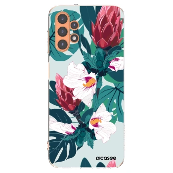 Picasee silikonowe przeźroczyste etui na Samsung Galaxy A13 5G - Rhododendron