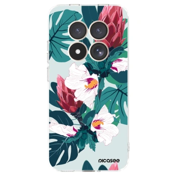Picasee silikonowe przeźroczyste etui na Xiaomi Redmi Note 15 Pro 4G - Rhododendron