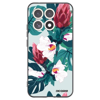 Picasee silikonowe czarne etui na Xiaomi 15T - Rhododendron
