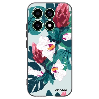 Picasee silikonowe czarne etui na Xiaomi 17 - Rhododendron