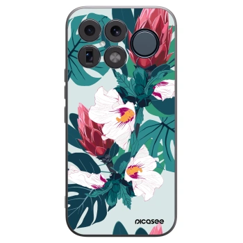 Picasee silikonowe czarne etui na Xiaomi Poco F8 Ultra - Rhododendron