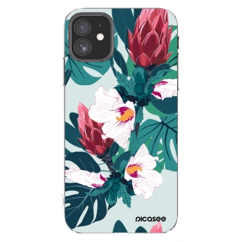Picasee silikonowe przeźroczyste etui na Apple iPhone 11 - Rhododendron