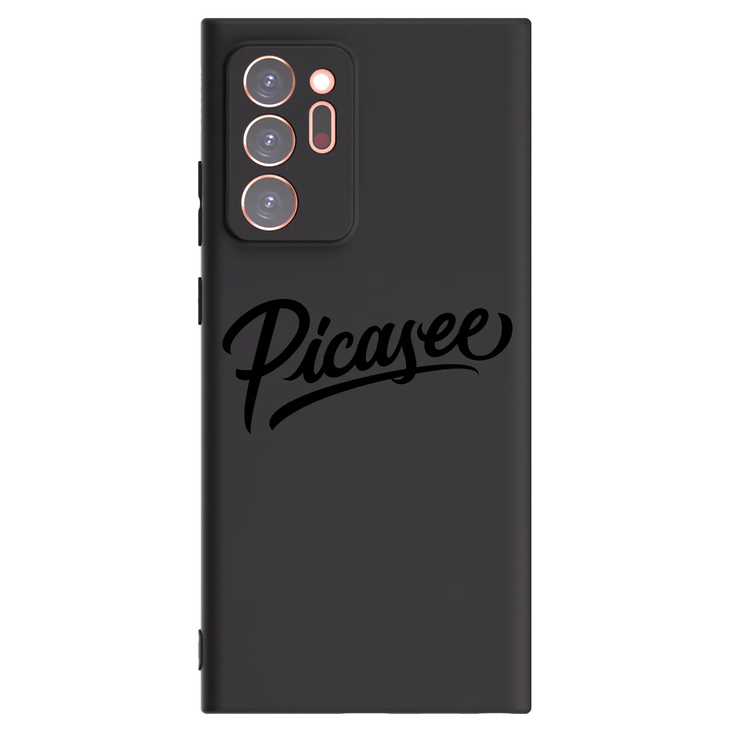 Picasee silikonowe czarne etui na Samsung Galaxy Note 20 Ultra - Picasee - old logo - black