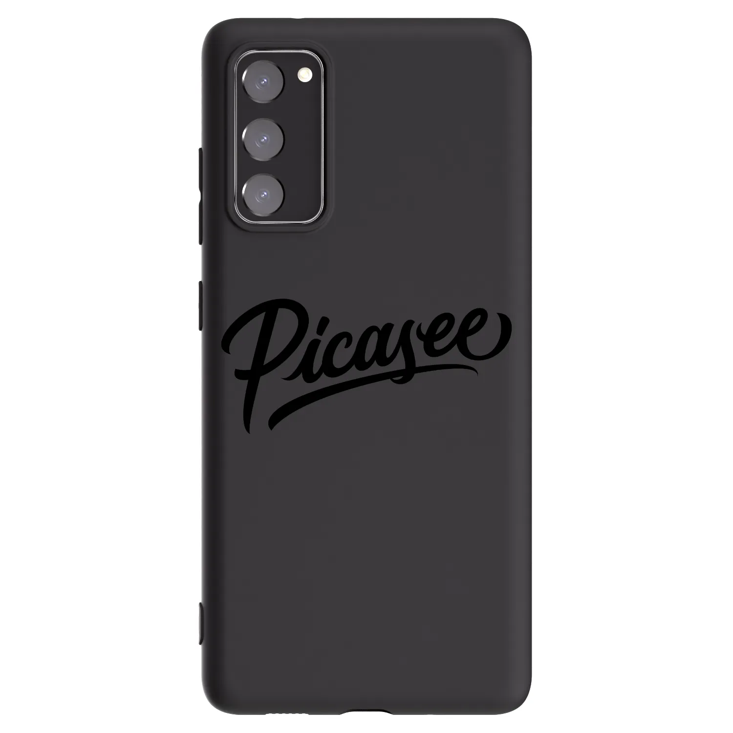 Picasee silikonowe czarne etui na Samsung Galaxy S20 FE - Picasee - old logo - black