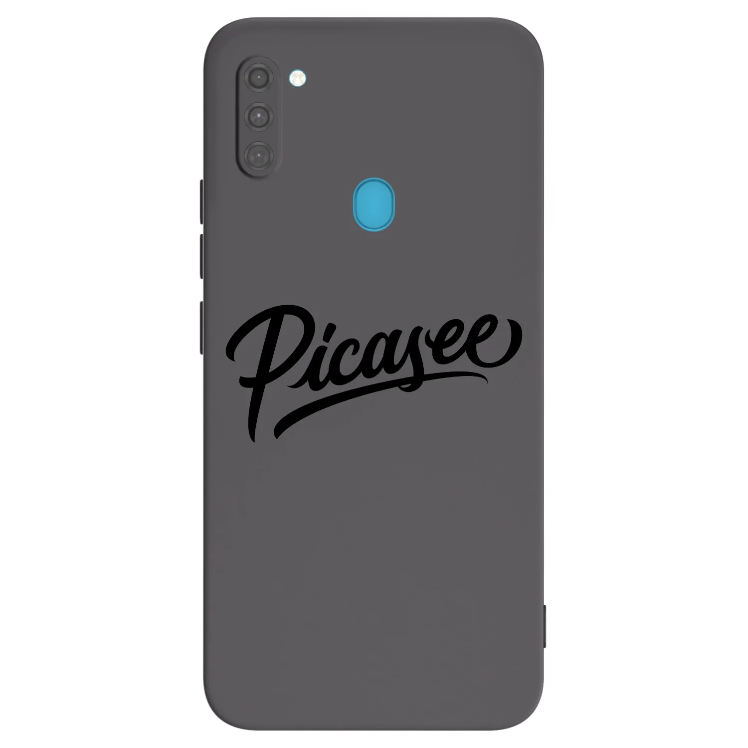 Picasee silikonowe czarne etui na Samsung Galaxy M11 - Picasee - old logo - black