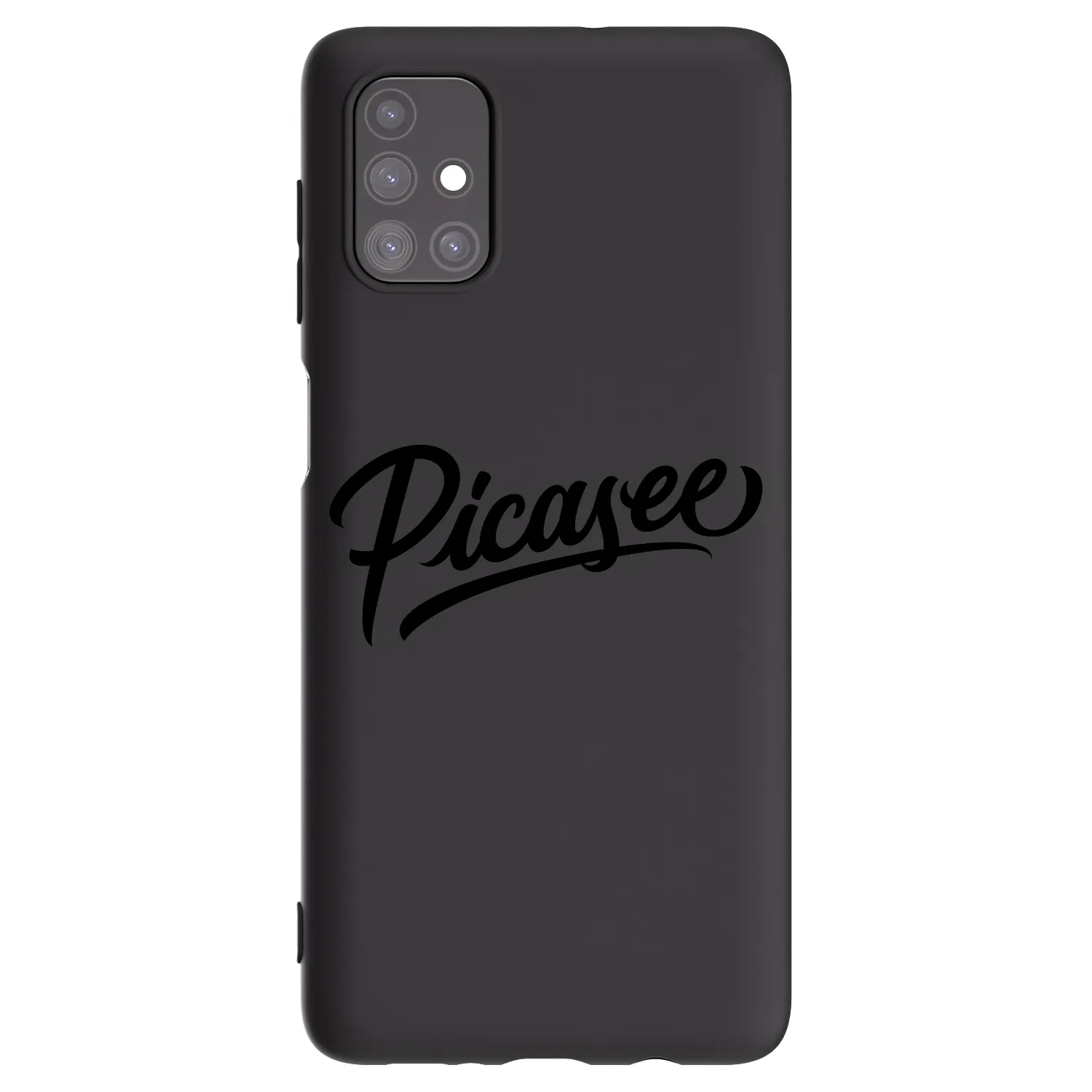 Picasee silikonowe czarne etui na Samsung Galaxy M51 M515F - Picasee - old logo - black