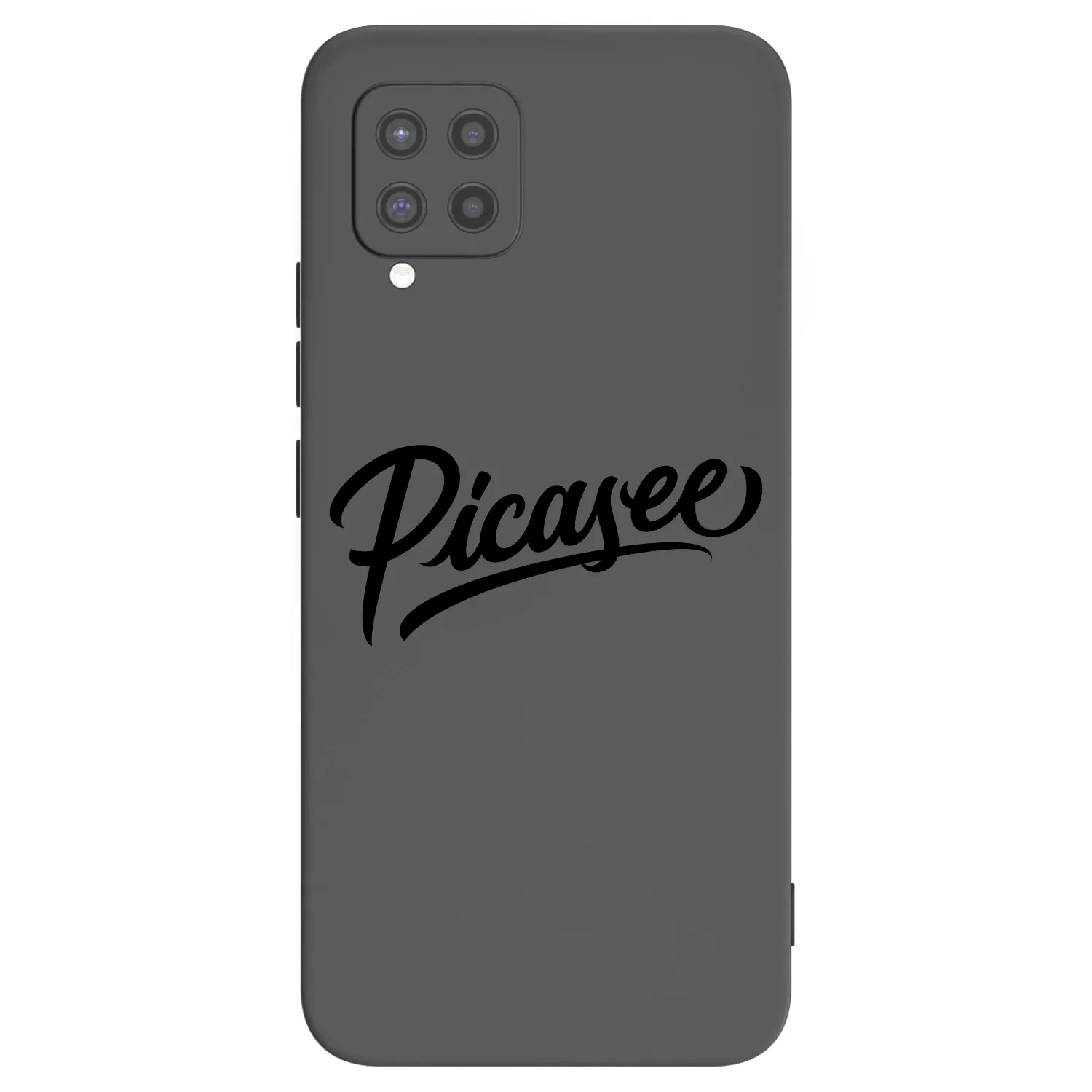 Picasee silikonowe czarne etui na Samsung Galaxy A42 A426B - Picasee - old logo - black