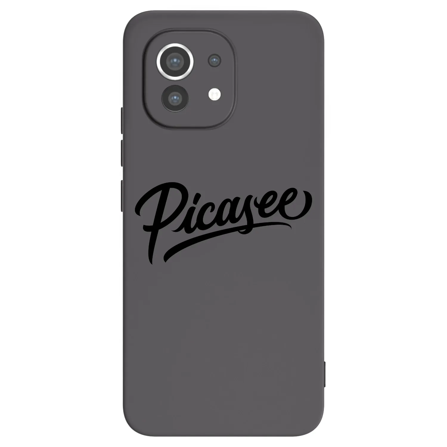 Picasee silikonowe czarne etui na Xiaomi Mi 11 - Picasee - old logo - black