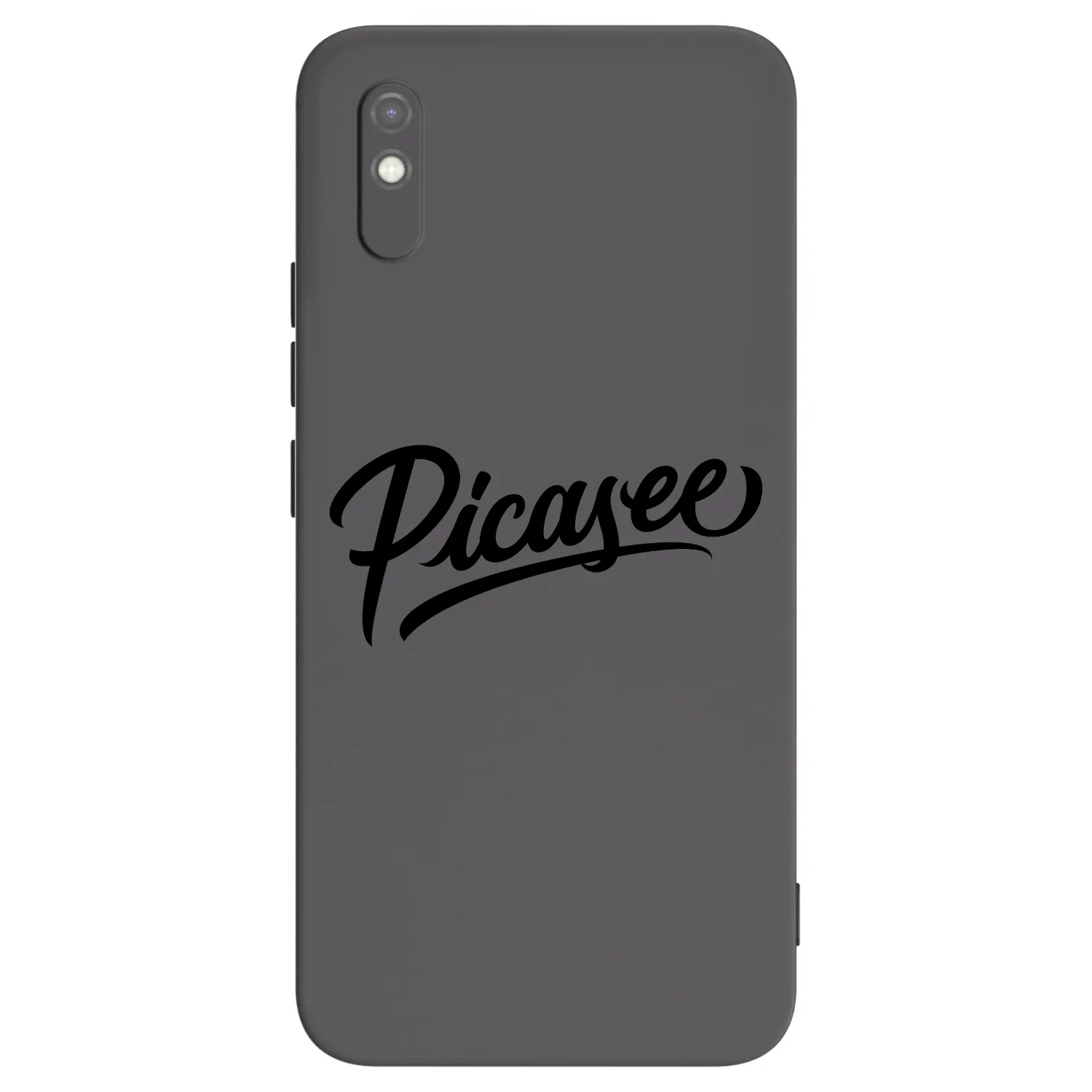 Picasee silikonowe czarne etui na Xiaomi Redmi 9AT - Picasee - old logo - black