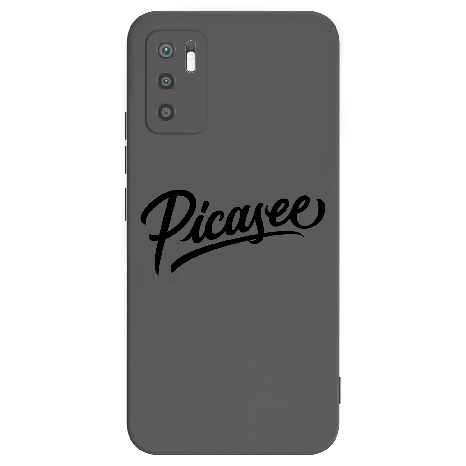 Picasee silikonowe czarne etui na Xiaomi Redmi Note 10 5G - Picasee - old logo - black