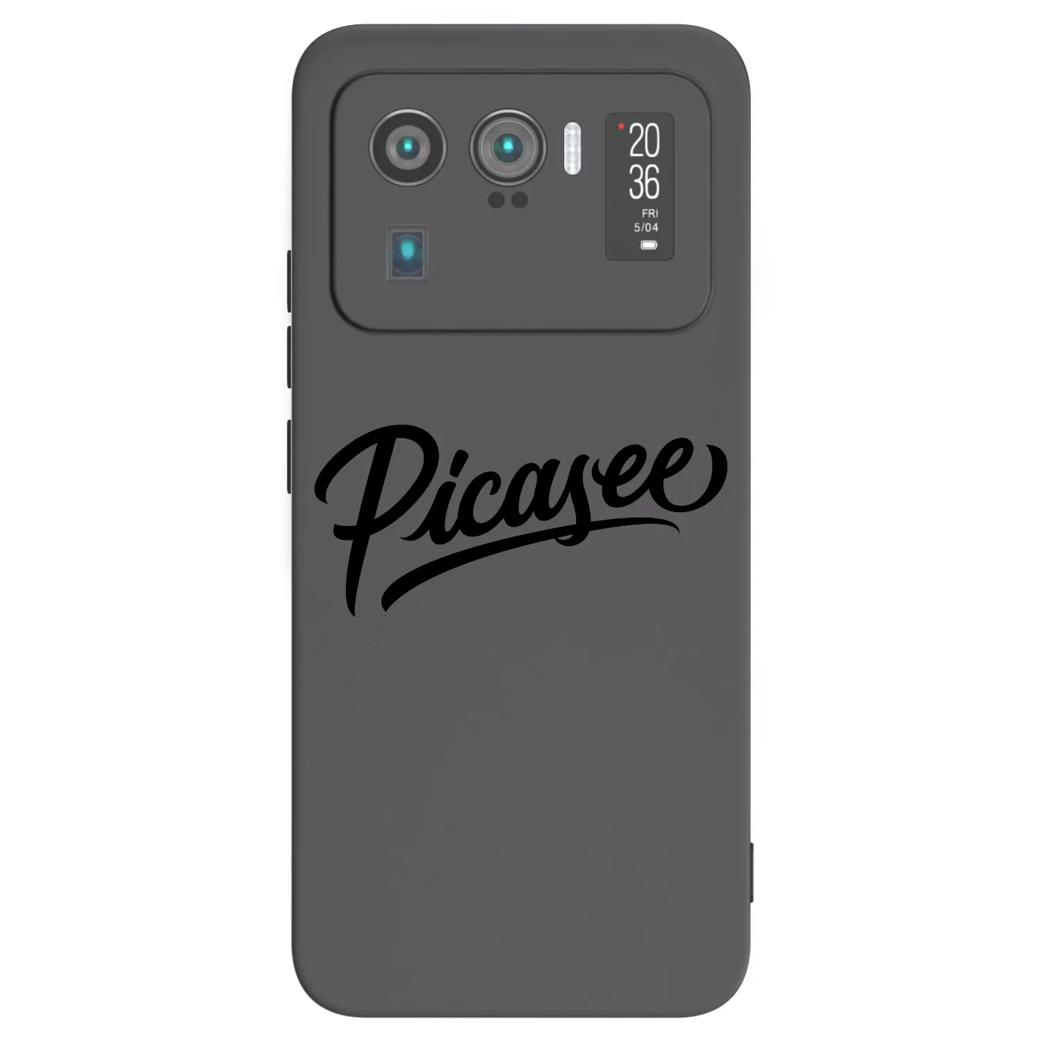 Picasee silikonowe czarne etui na Xiaomi Mi 11 Ultra - Picasee - old logo - black