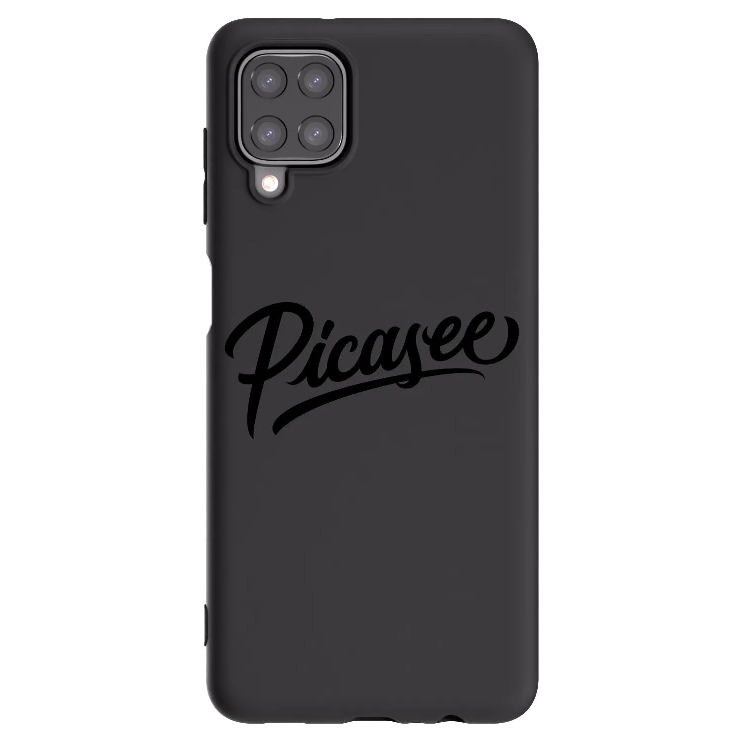 Picasee silikonowe czarne etui na Samsung Galaxy M12 M127F - Picasee - old logo - black