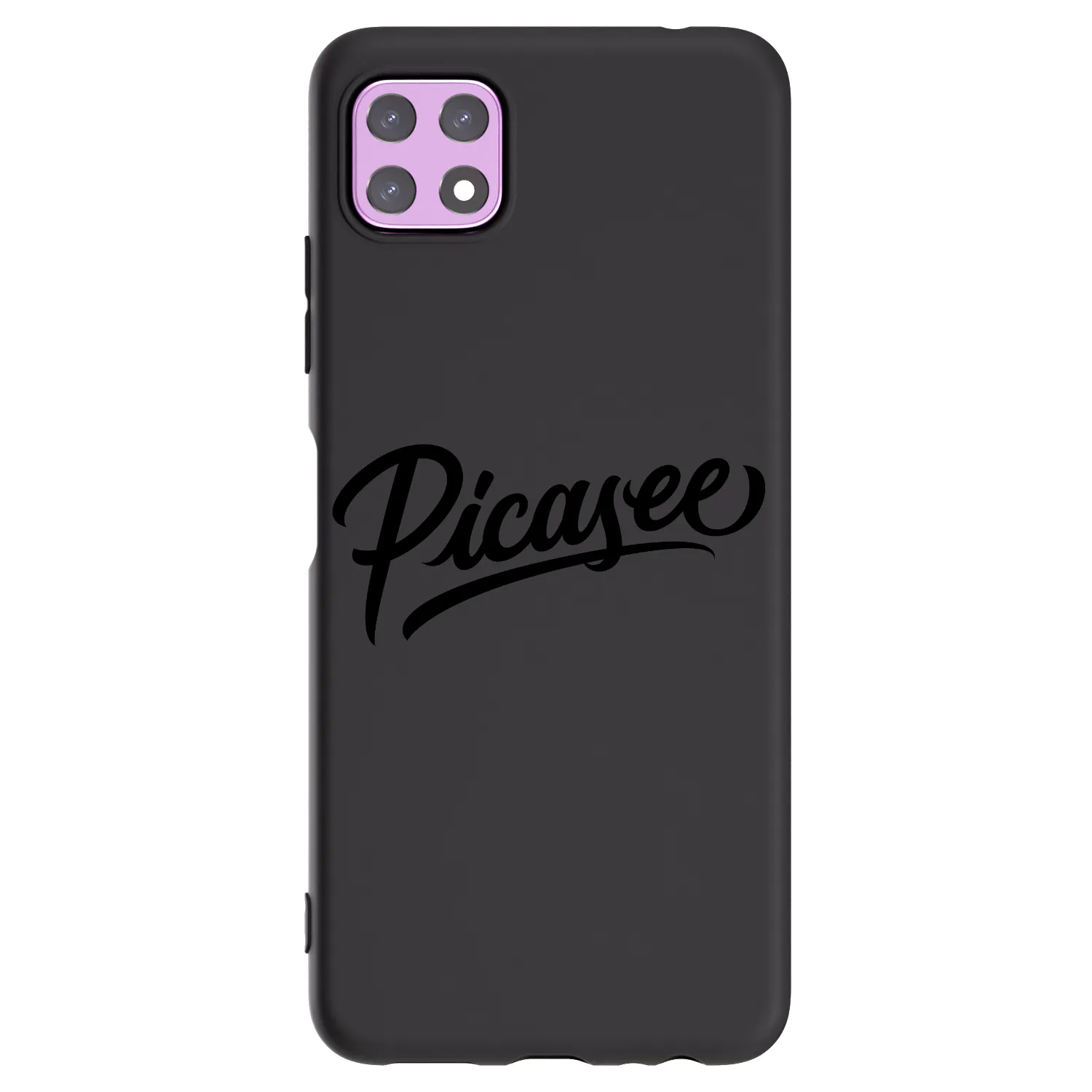Picasee silikonowe czarne etui na Samsung Galaxy A22 A226B 5G - Picasee - old logo - black