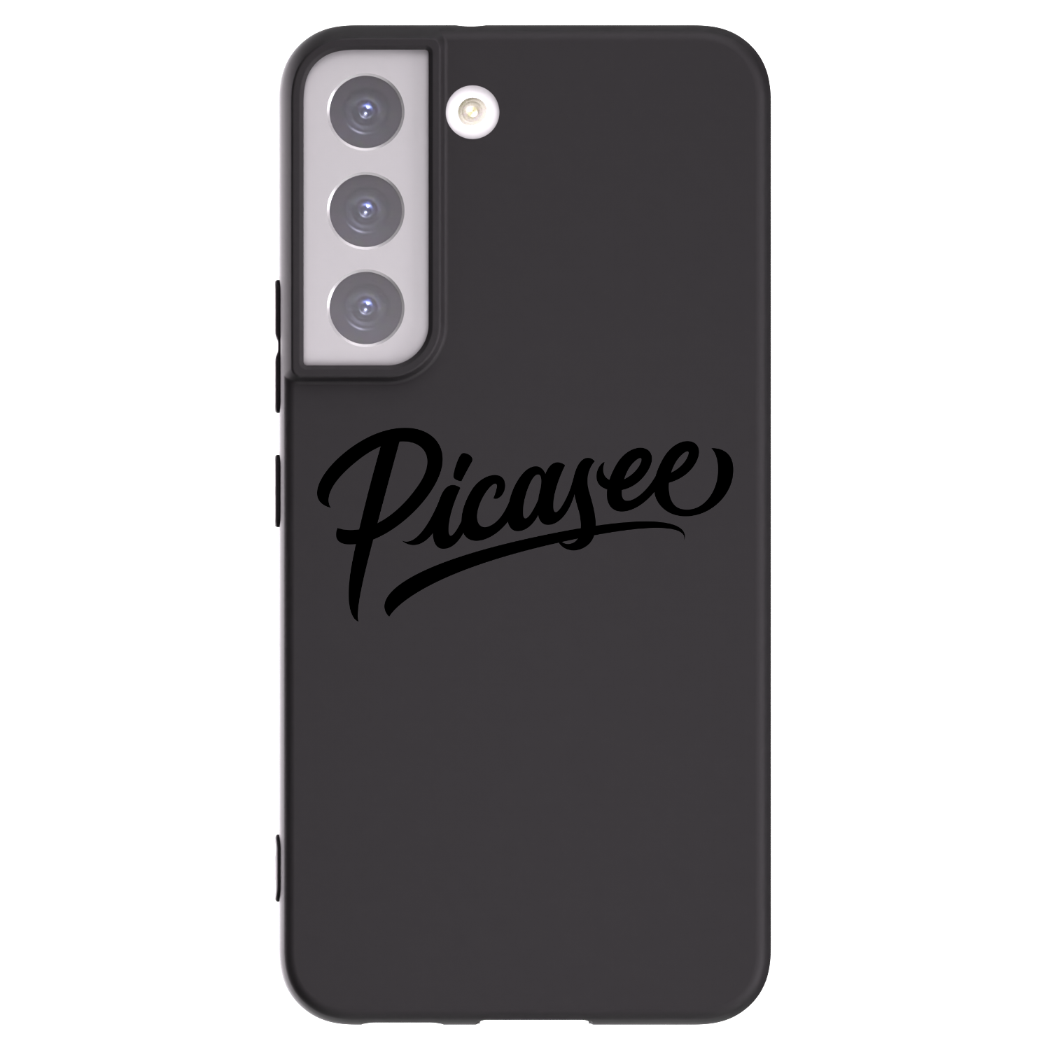 Picasee silikonowe czarne etui na Samsung Galaxy S22 5G - Picasee - old logo - black