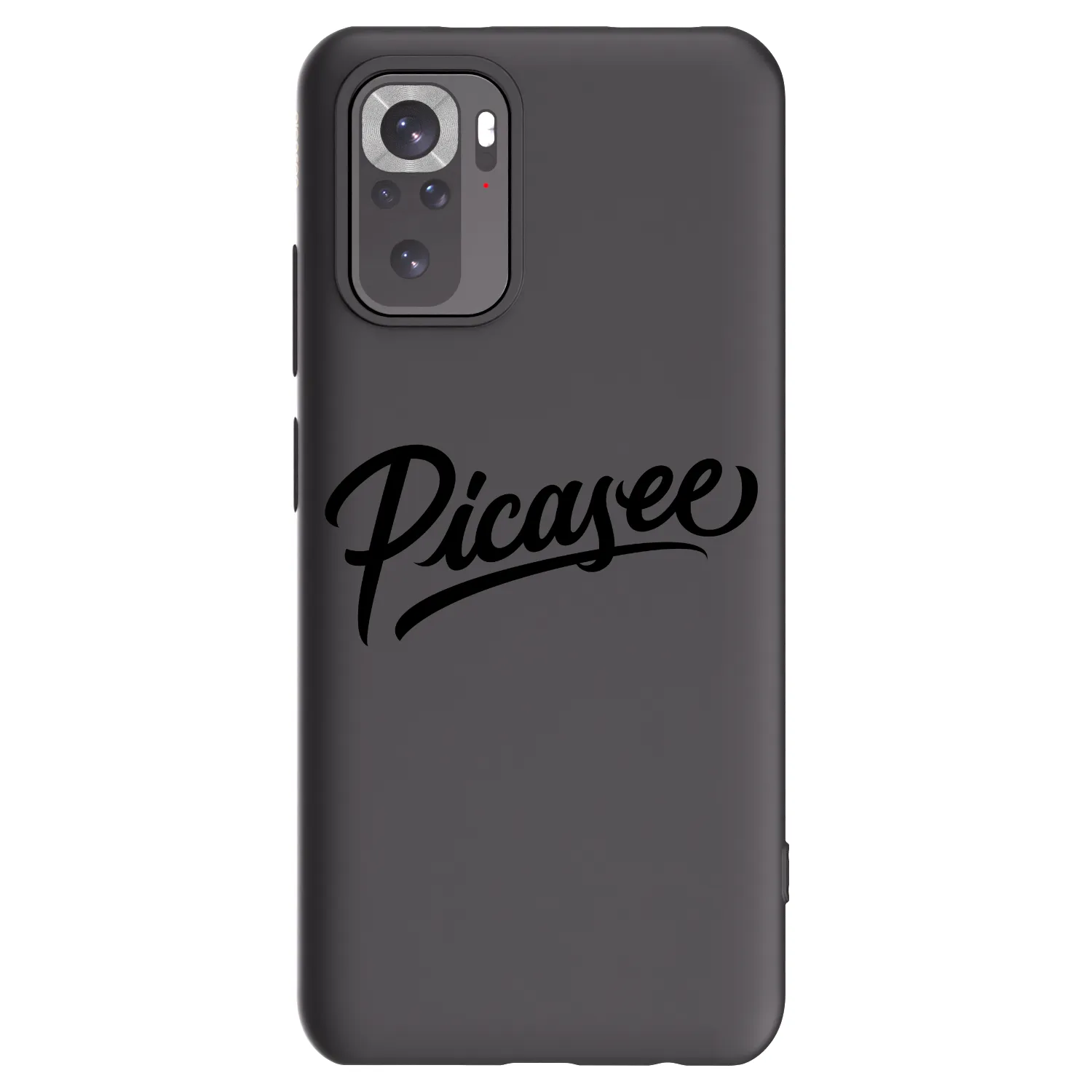 Picasee silikonowe czarne etui na Xiaomi Redmi Note 11S 4G - Picasee - old logo - black
