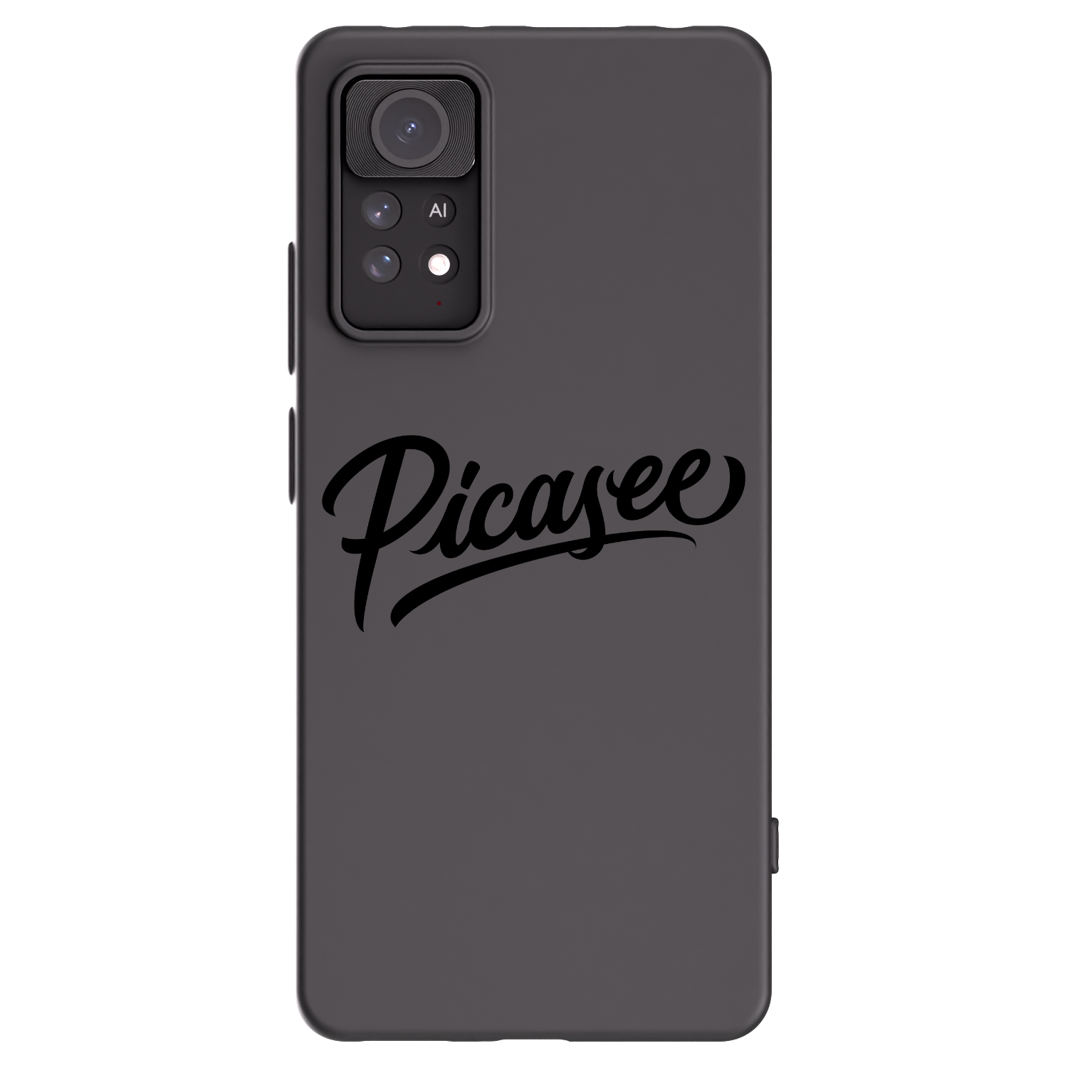 Picasee silikonowe czarne etui na Xiaomi Redmi Note 11 Pro 5G - Picasee - old logo - black