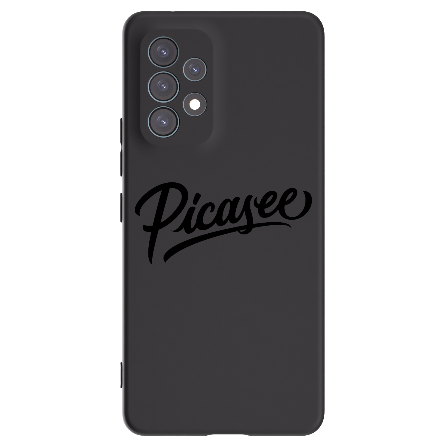 Picasee silikonowe czarne etui na Samsung Galaxy A53 5G A536 - Picasee - old logo - black
