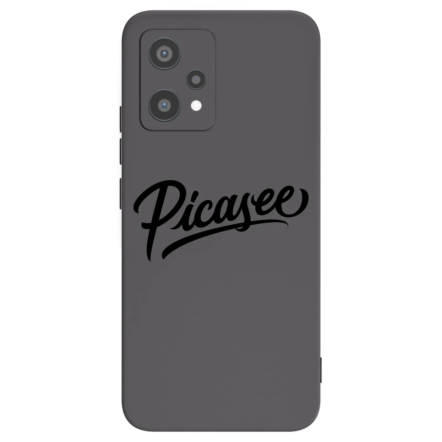 Picasee silikonowe czarne etui na Realme 9 Pro 5G - Picasee - old logo - black