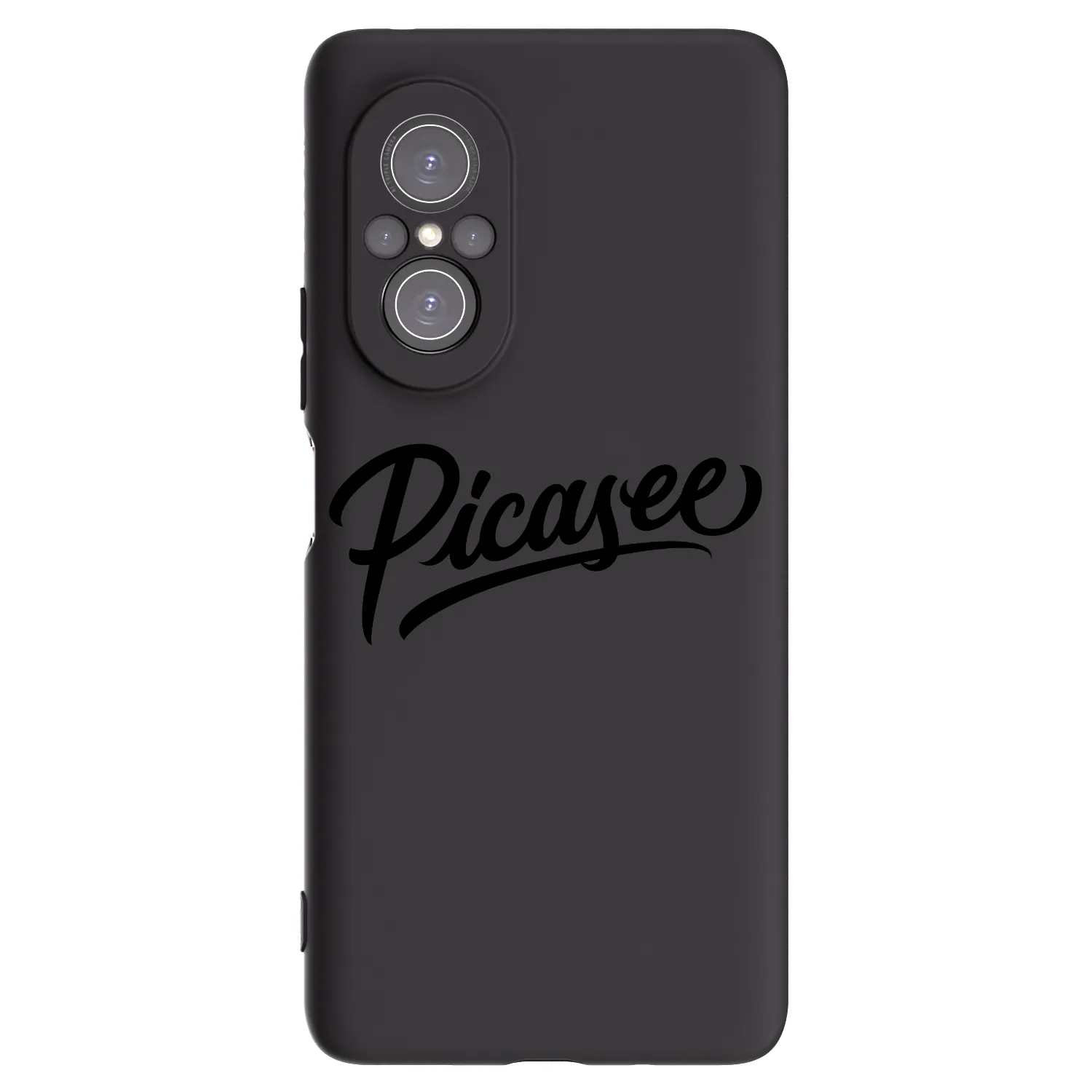 Picasee silikonowe czarne etui na Huawei Nova 9 SE - Picasee - old logo - black