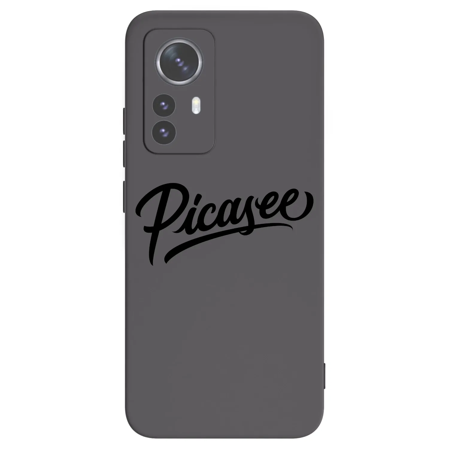 Picasee silikonowe czarne etui na Xiaomi 12 Pro - Picasee - old logo - black