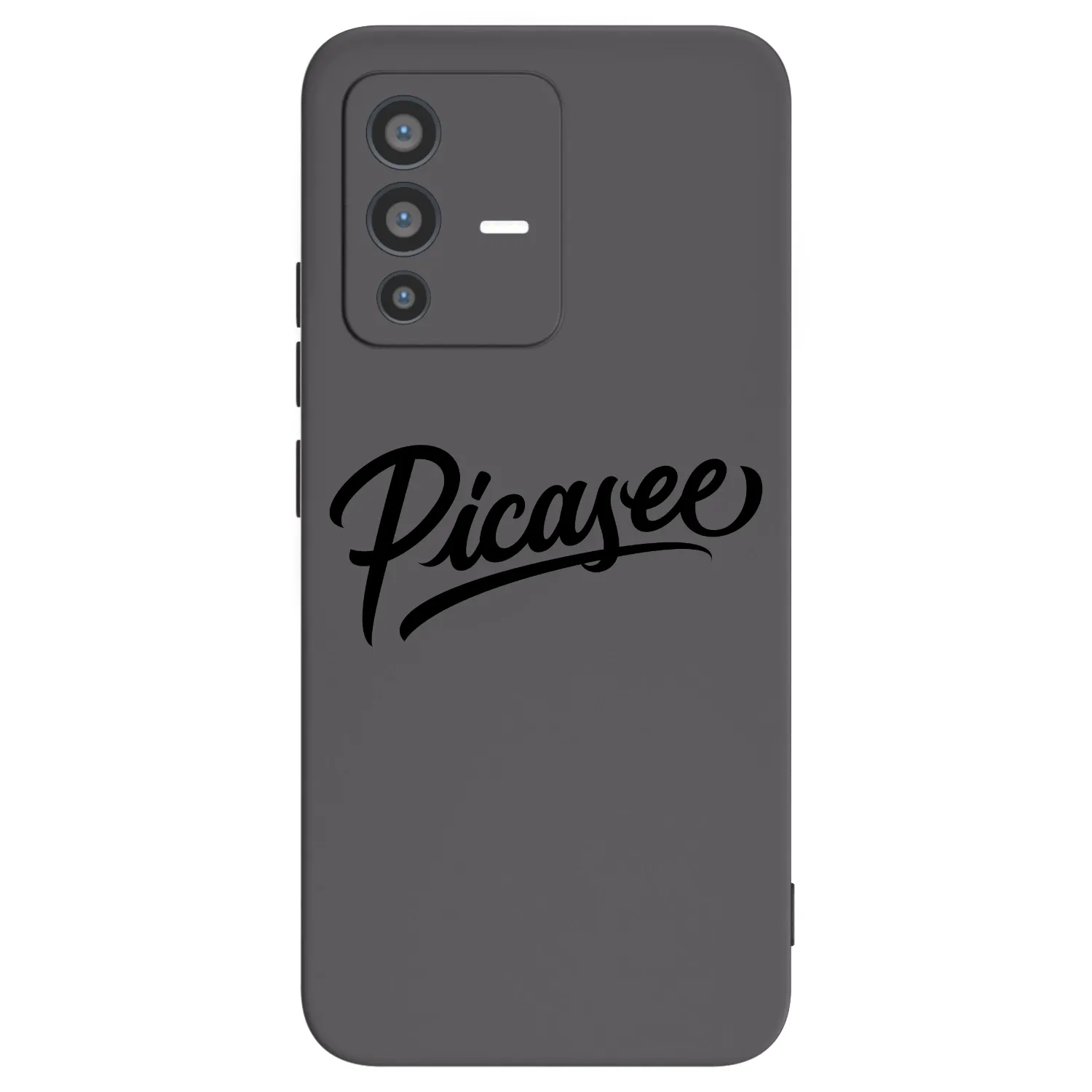 Picasee silikonowe czarne etui na Vivo V23 5G - Picasee - old logo - black