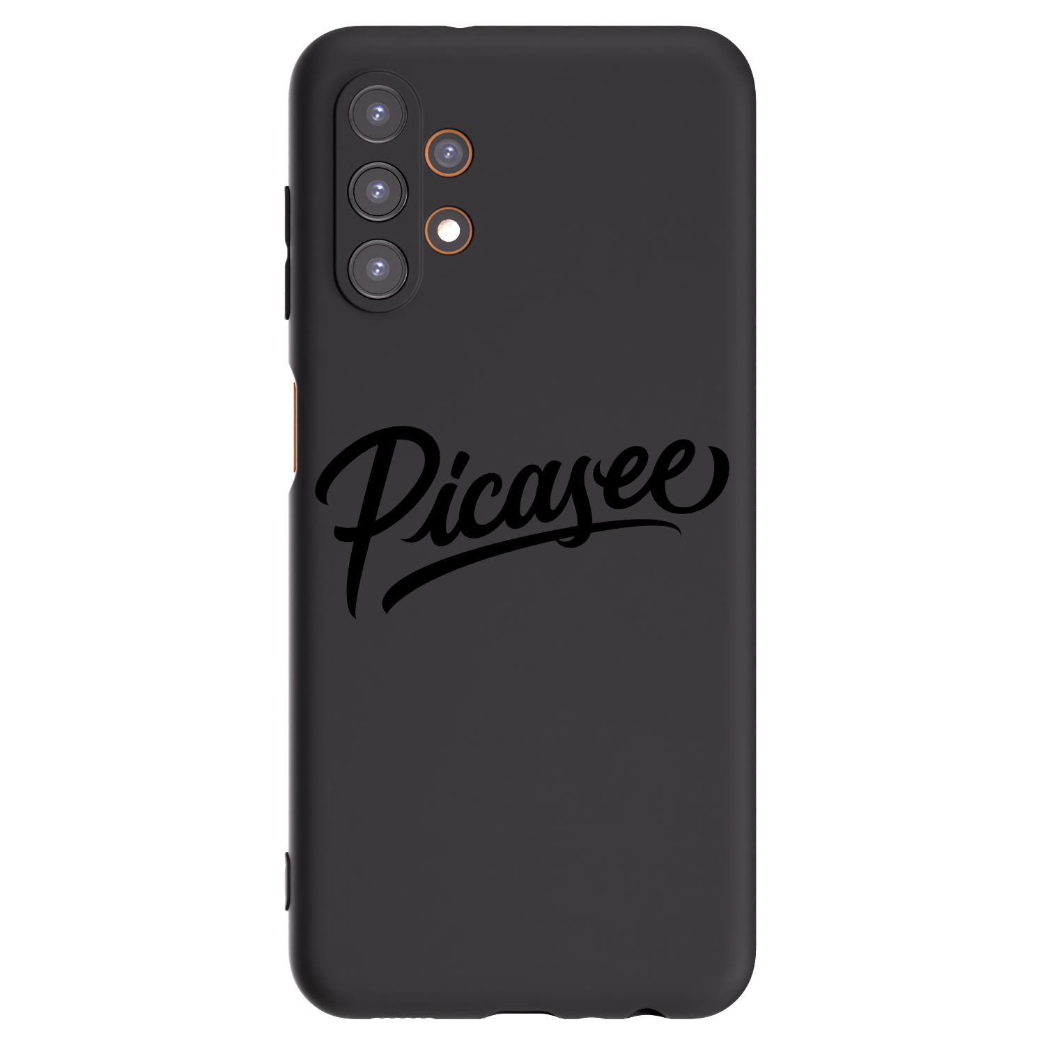 Picasee silikonowe czarne etui na Samsung Galaxy A13 4G A135 - Picasee - old logo - black